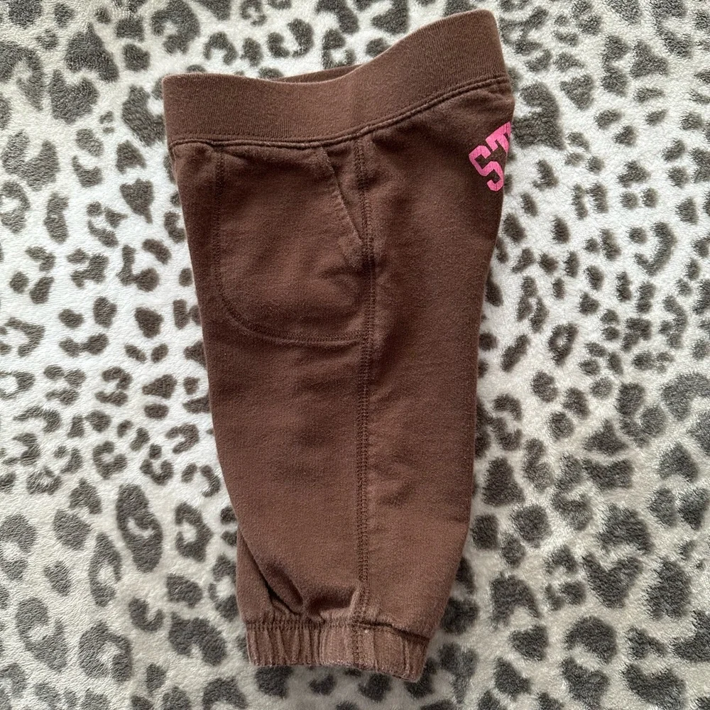 Old Navy Starfish Soccer Graphic Jogger Pants in Brown Size 6-12 Months